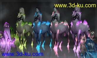 3D打印模型Eleia for Genesis 8 Female Centaur的图片