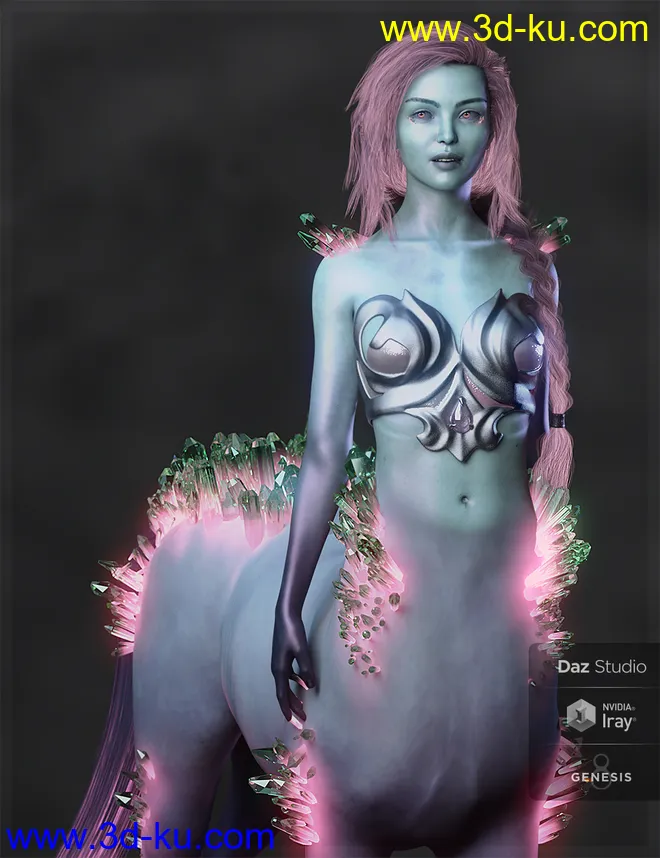 Eleia for Genesis 8 Female Centaur模型的图片6