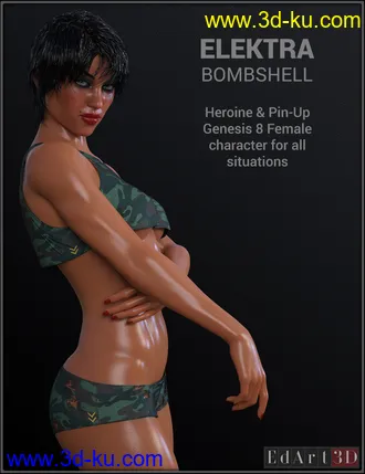 3D打印模型Elektra Bombshell For G8F的图片