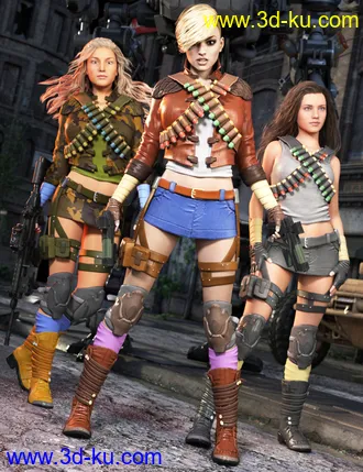 3D打印模型Elektra Outfit for Genesis 3 Female(s)的图片