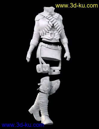 3D打印模型Elektra Outfit for Genesis 3 Female(s)的图片