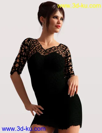 3D打印模型Ella HD for Genesis 8的图片