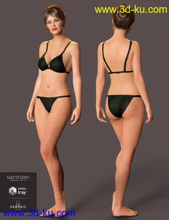 3D打印模型Ella HD for Genesis 8的图片