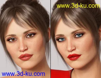 3D打印模型Ella HD for Genesis 8的图片