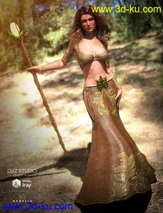 3D打印模型Elven Mage for Mystical Mage的图片