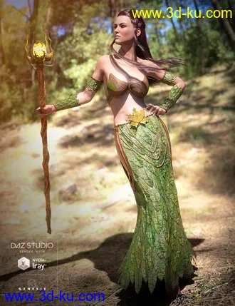 3D打印模型Elven Mage for Mystical Mage的图片