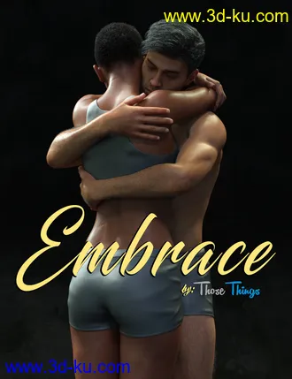 3D打印模型Embrace - Pose Pairs for Genesis 8的图片