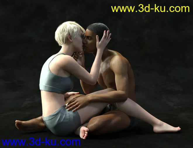 Embrace - Pose Pairs for Genesis 8模型的图片16