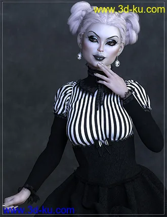 3D打印模型Emy For Teen Raven 8 and Girl 8的图片