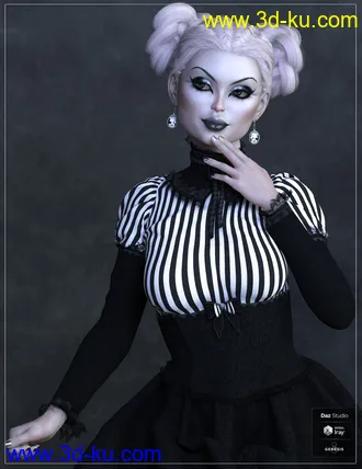 3D打印模型Emy For Teen Raven 8 and Girl 8的图片
