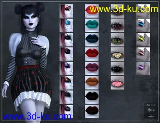 3D打印模型Emy For Teen Raven 8 and Girl 8的图片