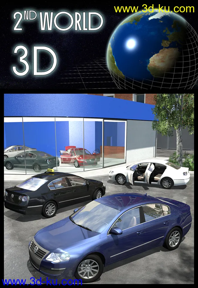 Everyday cars, 4 door sedan模型的图片1