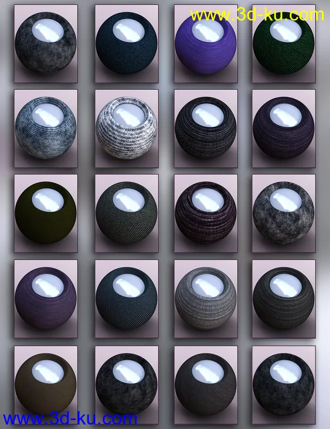 Everyday Fabric Shaders Iray模型的图片1