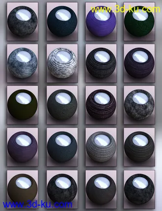 3D打印模型Everyday Fabric Shaders Iray的图片