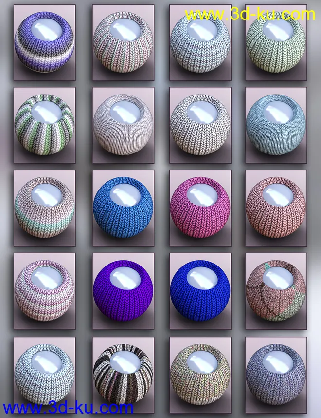 Everyday Fabric Shaders Iray模型的图片2