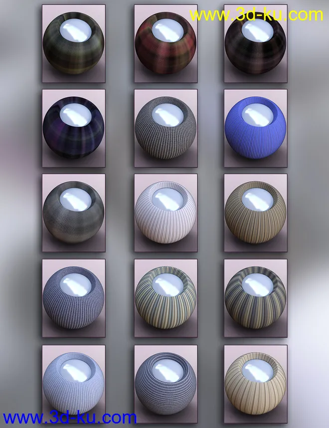 Everyday Fabric Shaders Iray模型的图片4