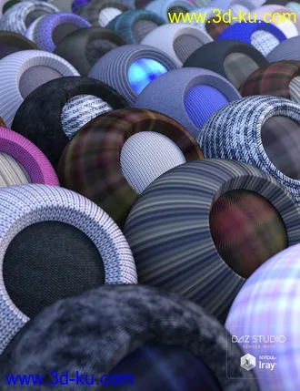 3D打印模型Everyday Fabric Shaders Iray的图片