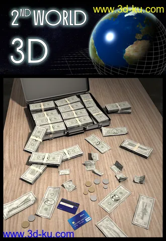 3D打印模型Everyday items - Money的图片