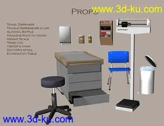 3D打印模型Exam Room的图片