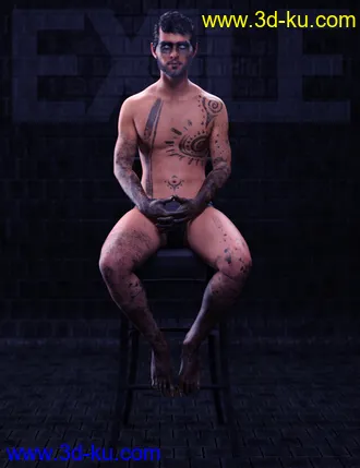 3D打印模型Exile Poses for Nix 8 and Genesis 8 Male的图片