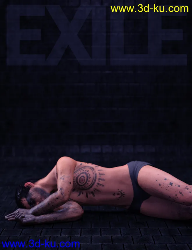 Exile Poses for Nix 8 and Genesis 8 Male模型的图片3