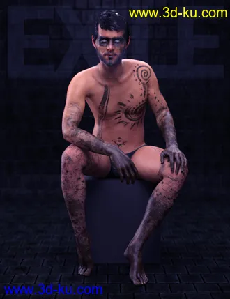 3D打印模型Exile Poses for Nix 8 and Genesis 8 Male的图片