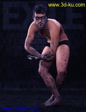 3D打印模型Exile Poses for Nix 8 and Genesis 8 Male的图片