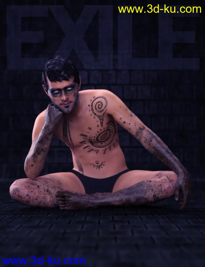 Exile Poses for Nix 8 and Genesis 8 Male模型的图片7