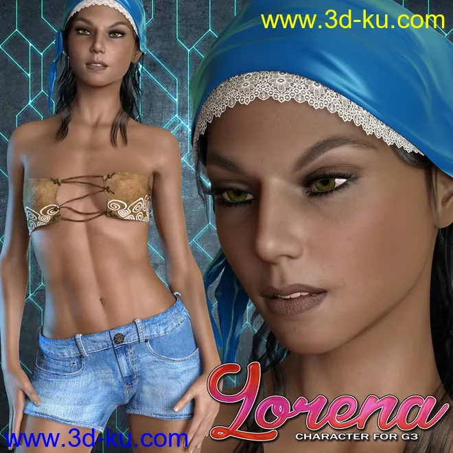 Exnem Lorena for G3 Female模型的图片1