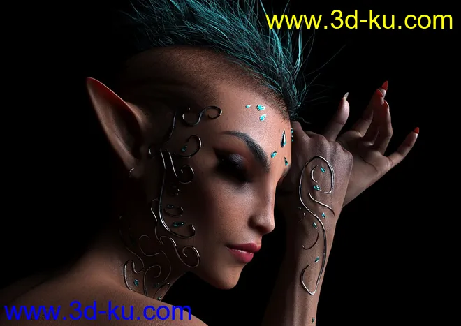 Exotic Jewels for Genesis 8 Female(s)模型的图片6