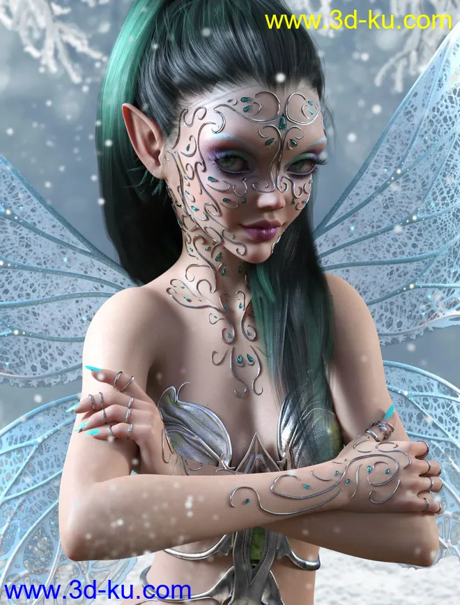 Exotic Jewels for Genesis 8 Female(s)模型的图片7