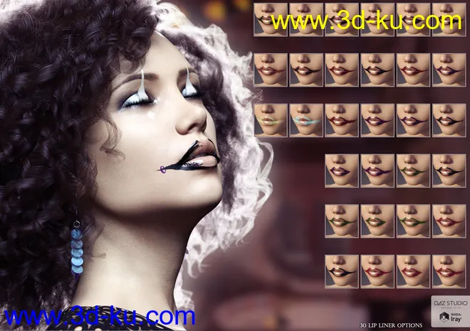 Extreme Closeup Le Cirque Glamorous模型的图片11