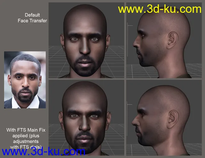 Face Transfer Shapes for Genesis 8模型的图片4