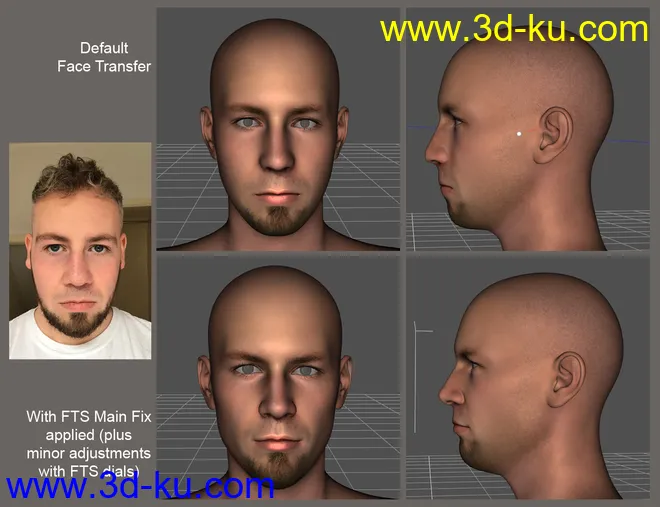 Face Transfer Shapes for Genesis 8模型的图片8