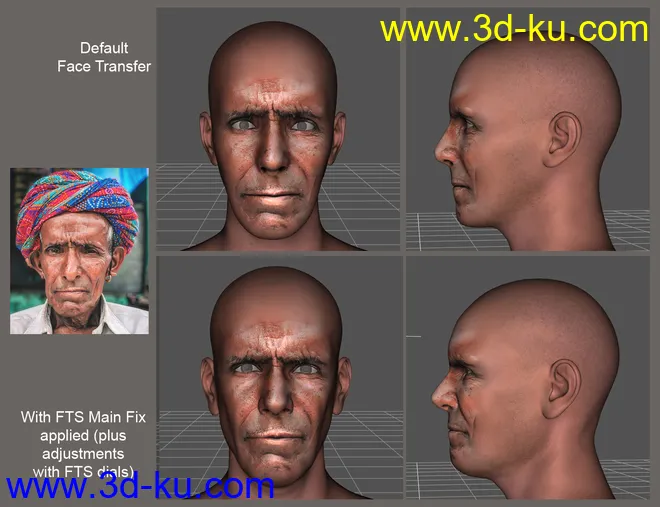 Face Transfer Shapes for Genesis 8模型的图片10