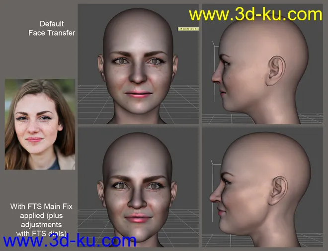 Face Transfer Shapes for Genesis 8模型的图片12