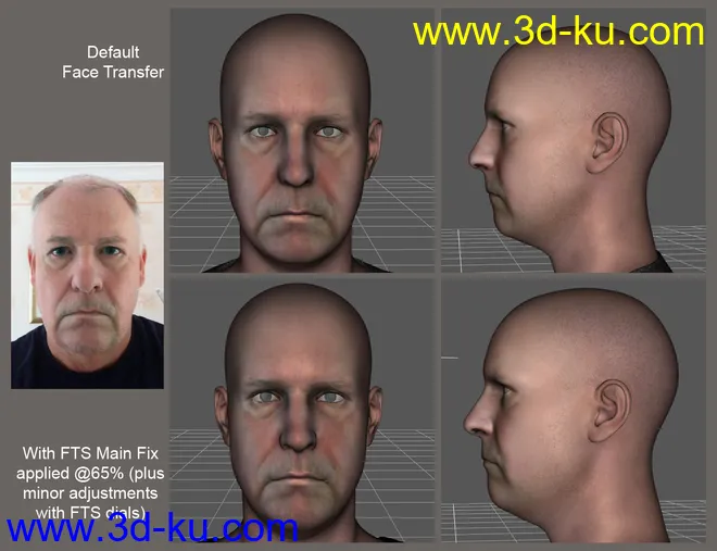 Face Transfer Shapes for Genesis 8模型的图片16