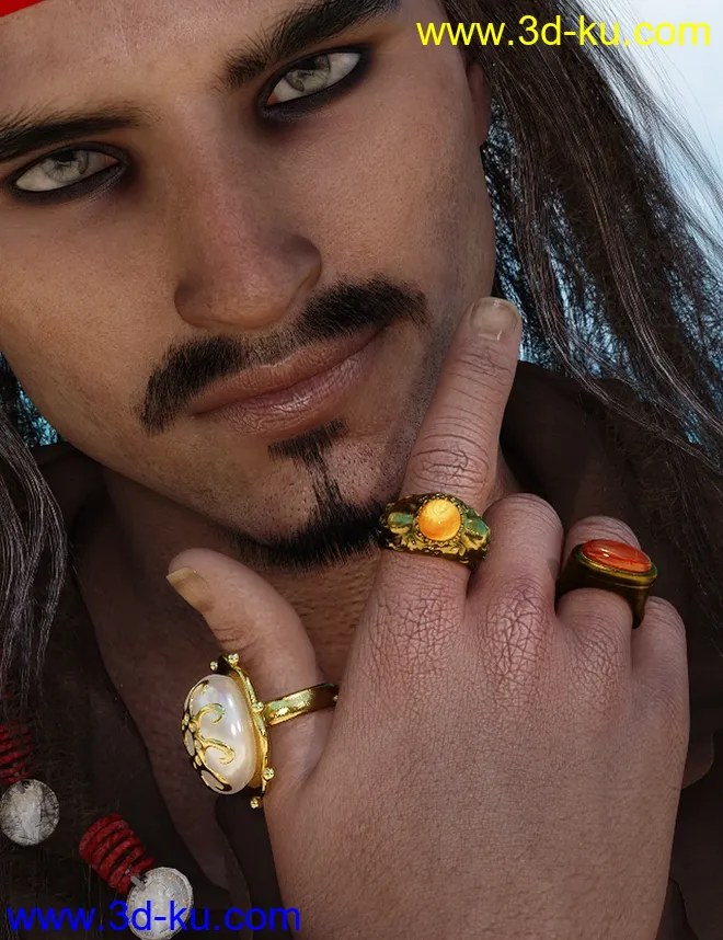 Fantasy Rings for Genesis 3模型的图片1