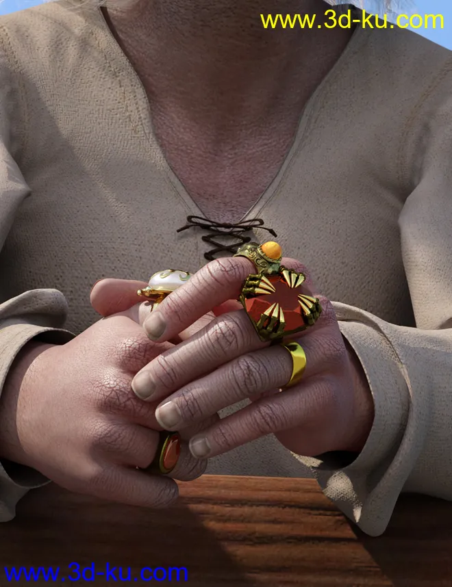 Fantasy Rings for Genesis 3模型的图片2