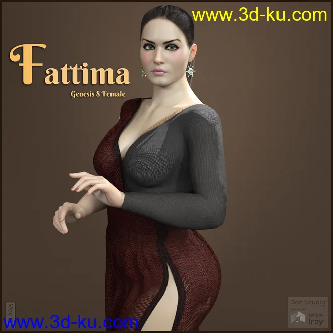 Fattima for Genesis 8 Female模型的图片1