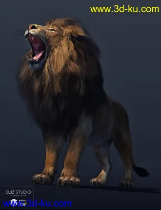 3D打印模型Felidae by AM - Lion的图片