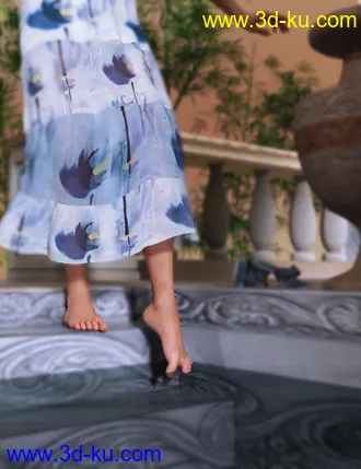 3D打印模型FeralFey's Foot Finesse Poses for Genesis 8的图片