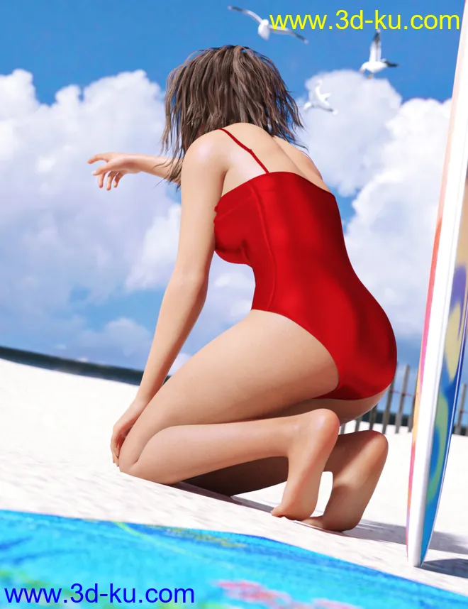 FeralFey's Foot Finesse Poses for Genesis 8模型的图片9