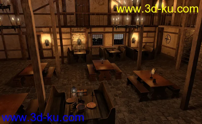 FG Medieval Tavern模型的图片3