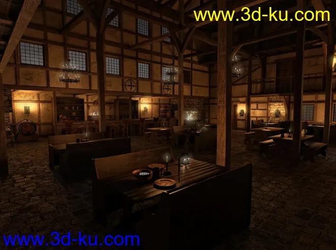 FG Medieval Tavern模型的图片5