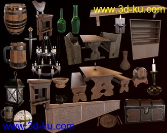 3D打印模型FG Medieval Tavern的图片