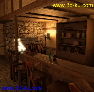 3D打印模型FG Medieval Tavern的图片