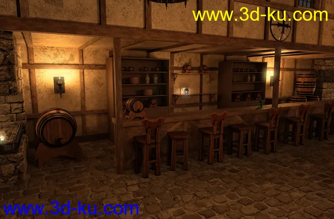 FG Medieval Tavern模型的图片9