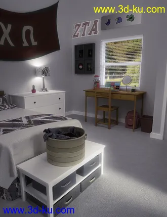 3D打印模型FG Sorority Dorm的图片