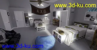 3D打印模型FG Sorority Dorm的图片